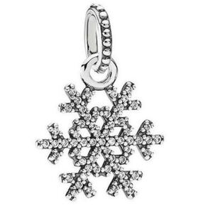 Pandora Pavé Dangle Snowflake Charm